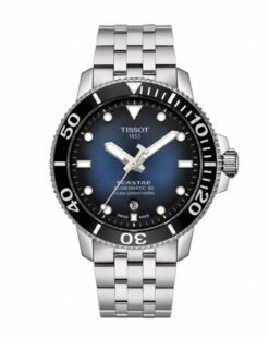 Tissot Seastar Silver Navy Blue Automatic