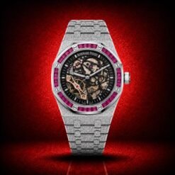Frosted Audemars Piguet Royal Oak Double Balance Wheel Openworked
