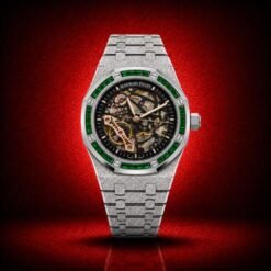 Frosted Audemars Piguet Royal Oak Double Balance Wheel Openworked