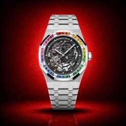 Frosted Audemars Piguet Royal Oak Double Balance Wheel Openworked