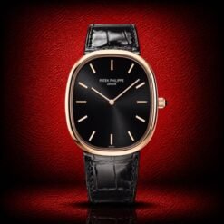 Patek Phillipe Golden Ellipse 5738 Rosegold Leather