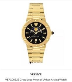 Versace Greca Logo Moonphase Unisex Authentic Store Quality