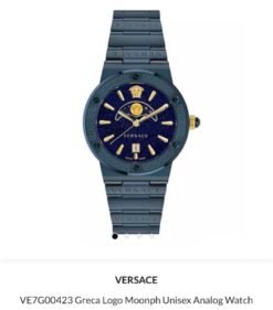 Versace Greca Logo Moonphase Unisex Authentic Store Quality