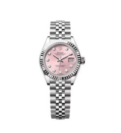 Rolex Date Just 31mm Silver Pink