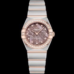 Omeg_ga Constellation Quartz luxury watch.