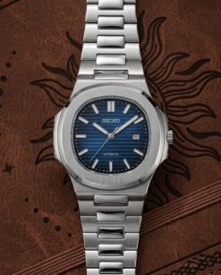 Seiko Nautilus Mod silver blue